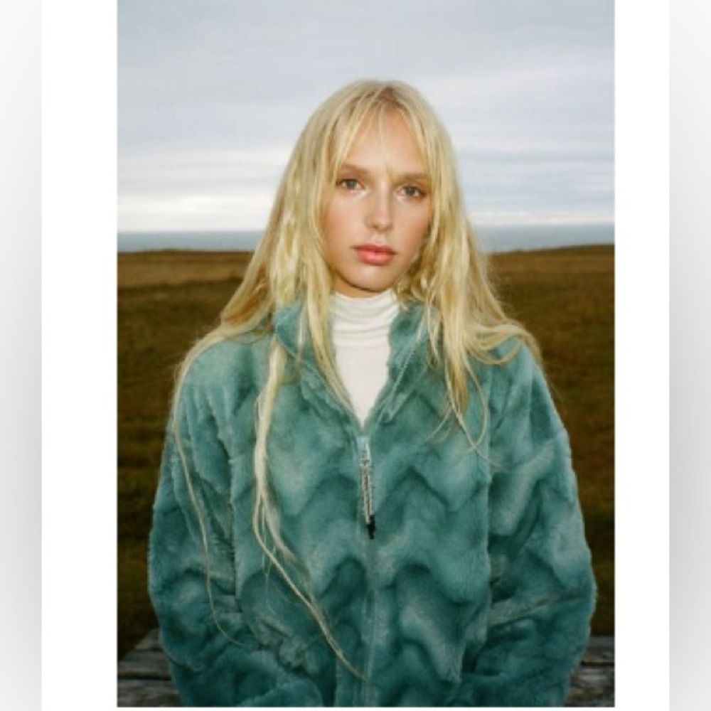 Urban Outfitters Eva Cozy Faux Fur Short Jacket